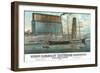 Operated by Union Railroad Elevator Company-Calvert Lithograph Co-Framed Art Print