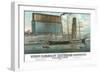 Operated by Union Railroad Elevator Company-Calvert Lithograph Co-Framed Art Print