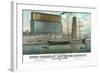 Operated by Union Railroad Elevator Company-Calvert Lithograph Co-Framed Art Print