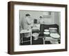 Operating Room, Fulham School Treatment Centre, London, 1914-null-Framed Photographic Print