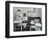 Operating Room, Fulham School Treatment Centre, London, 1914-null-Framed Photographic Print