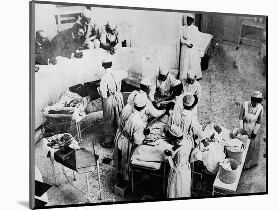 Operating Room Scene at Johns Hopkins Hospital-null-Mounted Photographic Print