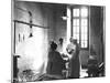 Operating Theatre of the Scottish Women's Hospital in the Abbey of Royaumont, 1915-Jacques Moreau-Mounted Photographic Print