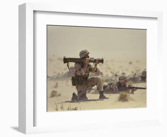 Operation Desert Shield-Associated Press-Framed Photographic Print