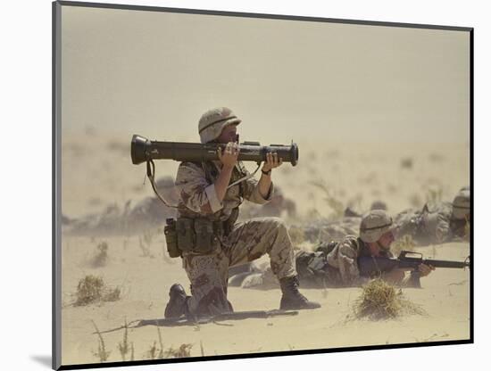 Operation Desert Shield-Associated Press-Mounted Photographic Print