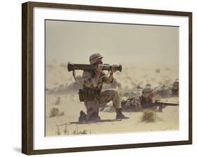Operation Desert Shield-Associated Press-Framed Photographic Print