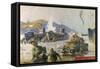 Operation Dragoon the Successful Allied Invasion of Southern France-A. Brenot-Framed Stretched Canvas