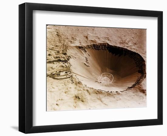 Operation Plowshare, Sedan Crater-Science Source-Framed Giclee Print