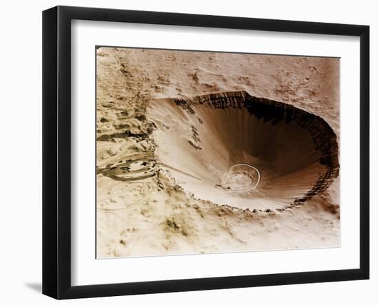 Operation Plowshare, Sedan Crater-Science Source-Framed Giclee Print