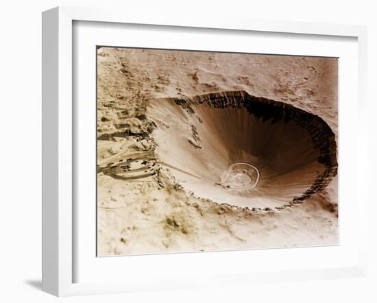 Operation Plowshare, Sedan Crater-Science Source-Framed Giclee Print