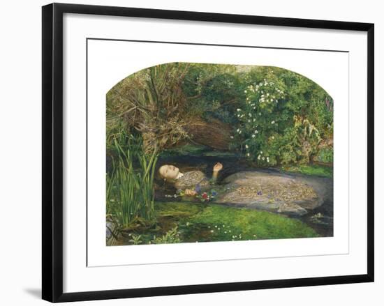 Ophelia, 1851-52-Sir John Everett Millais-Framed Giclee Print