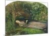 Ophelia, 1851-52-Sir John Everett Millais-Mounted Premium Giclee Print