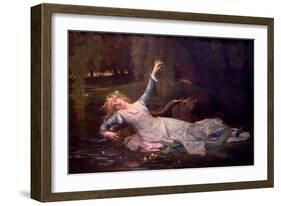 Ophelia, 1883-Alexandre Cabanel-Framed Giclee Print