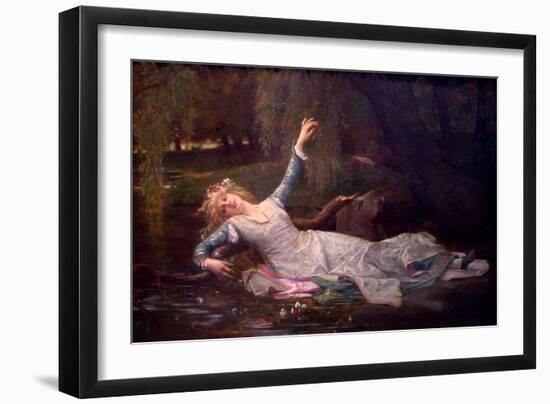 Ophelia, 1883-Alexandre Cabanel-Framed Giclee Print