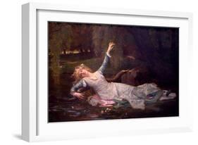 Ophelia, 1883-Alexandre Cabanel-Framed Giclee Print