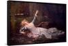 Ophelia, 1883-Alexandre Cabanel-Framed Stretched Canvas