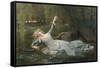 Ophelia, 1883-Alexandre Cabanel-Framed Stretched Canvas