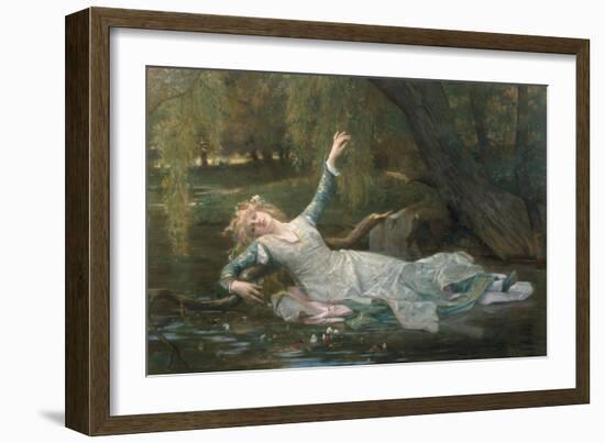 Ophelia, 1883-Alexandre Cabanel-Framed Giclee Print