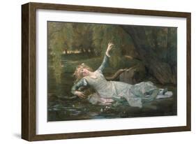 Ophelia, 1883-Alexandre Cabanel-Framed Giclee Print