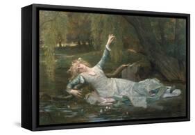 Ophelia, 1883-Alexandre Cabanel-Framed Stretched Canvas