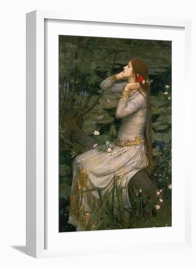 Ophelia, 1894-John William Waterhouse-Framed Giclee Print