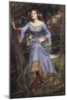 Ophelia, 1910-John William Waterhouse-Mounted Giclee Print