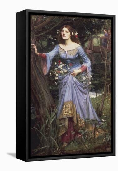Ophelia, 1910-John William Waterhouse-Framed Stretched Canvas