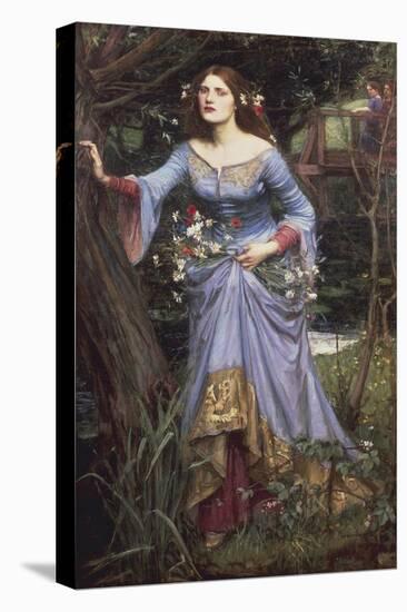 Ophelia, 1910-John William Waterhouse-Stretched Canvas