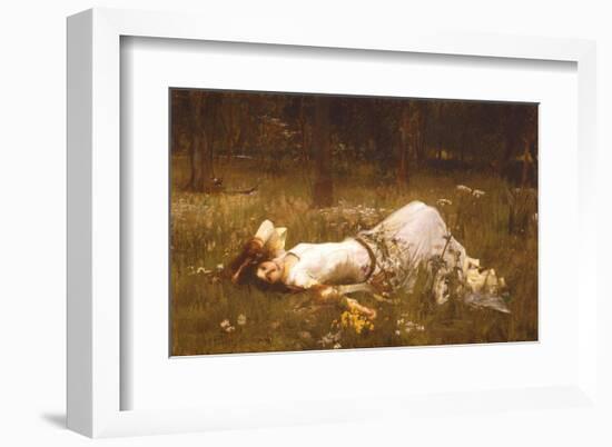 Ophelia, c.1889-John William Waterhouse-Framed Art Print