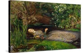 Ophelia, ca. 1851-John Everett Millais-Stretched Canvas