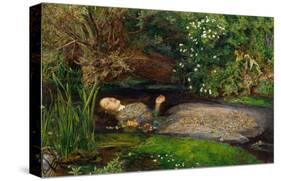 Ophelia, ca. 1851-John Everett Millais-Stretched Canvas