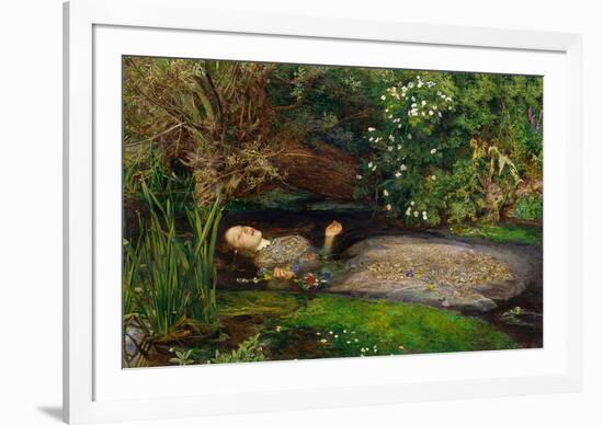 Ophelia, ca. 1851-John Everett Millais-Framed Art Print