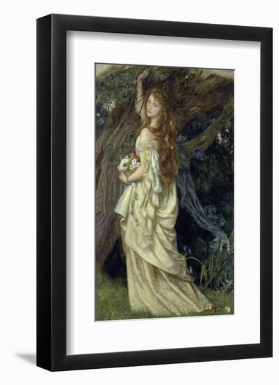 Ophelia, ca. 1865-Arthur Hughes-Framed Art Print