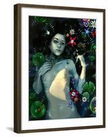 Ophelia Immortal (Nude)-Jasmine Becket-Griffith-Framed Art Print