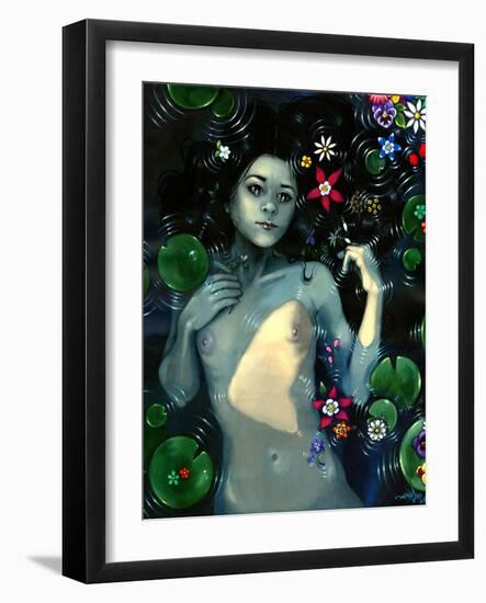 Ophelia Immortal (Nude)-Jasmine Becket-Griffith-Framed Art Print