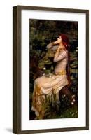 Ophelia-John William Waterhouse-Framed Art Print