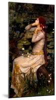 Ophelia-John William Waterhouse-Mounted Art Print