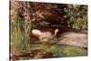 Ophelia-John Everett Millais-Stretched Canvas