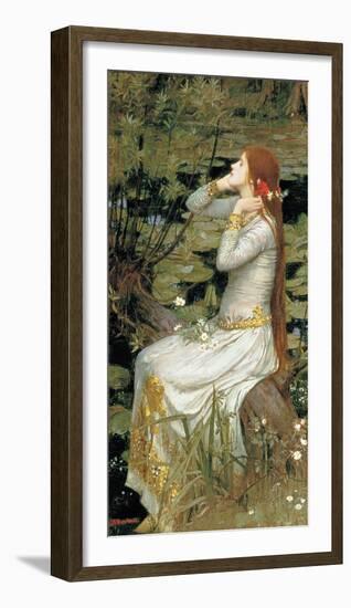 Ophelia-John William Waterhouse-Framed Giclee Print