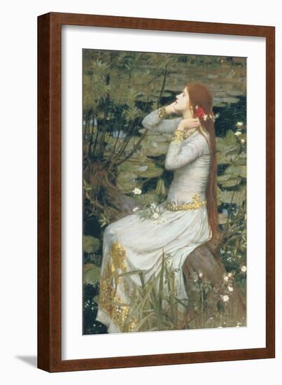 Ophelia-John William Waterhouse-Framed Art Print