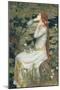 Ophelia-John William Waterhouse-Mounted Art Print