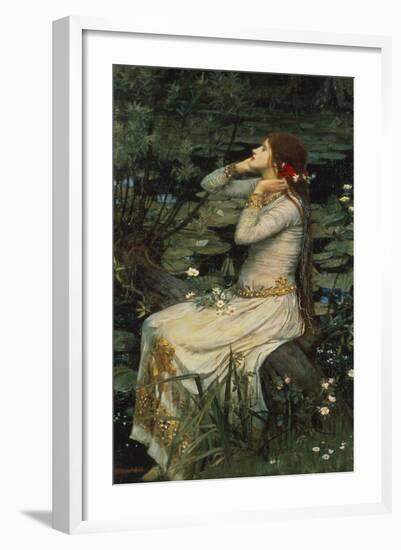 Ophelia-John William Waterhouse-Framed Giclee Print