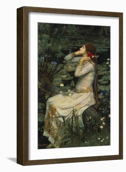 Ophelia-John William Waterhouse-Framed Giclee Print