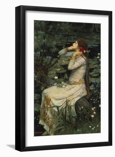 Ophelia-John William Waterhouse-Framed Giclee Print