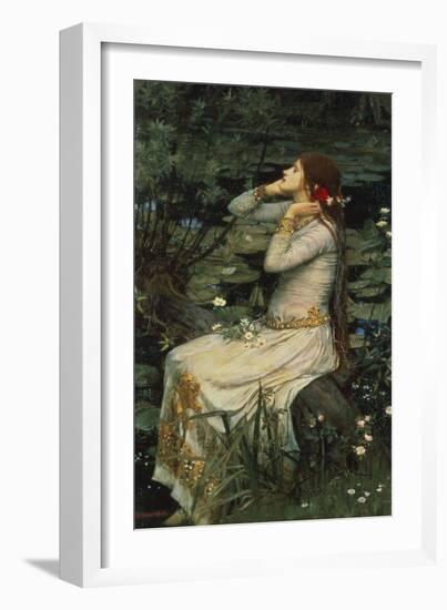 Ophelia-John William Waterhouse-Framed Giclee Print