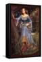 Ophelia-John William Waterhouse-Framed Stretched Canvas