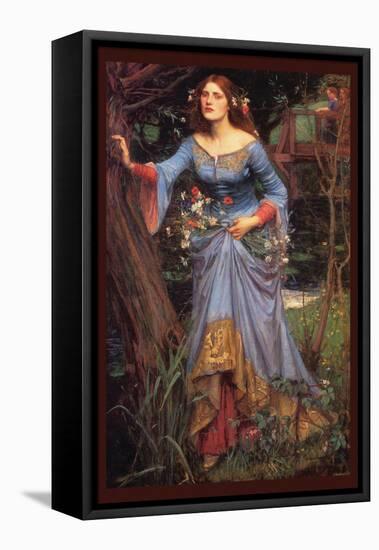 Ophelia-John William Waterhouse-Framed Stretched Canvas