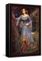 Ophelia-John William Waterhouse-Framed Stretched Canvas