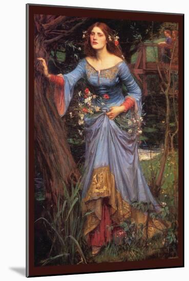 Ophelia-John William Waterhouse-Mounted Art Print