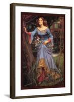 Ophelia-John William Waterhouse-Framed Art Print